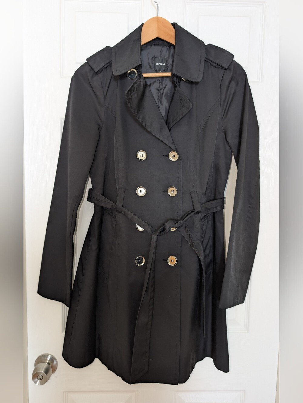 Dressy Trench Coat By Express Size Small